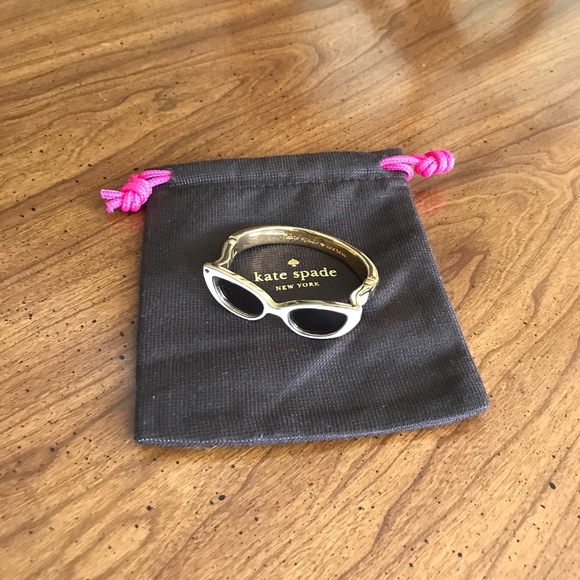 Kate Spade Sunglasses Bangle Bracelet RARE, w/ bag - Picture 2 of 4